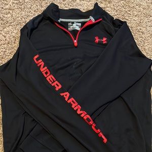 black under armor pull over
